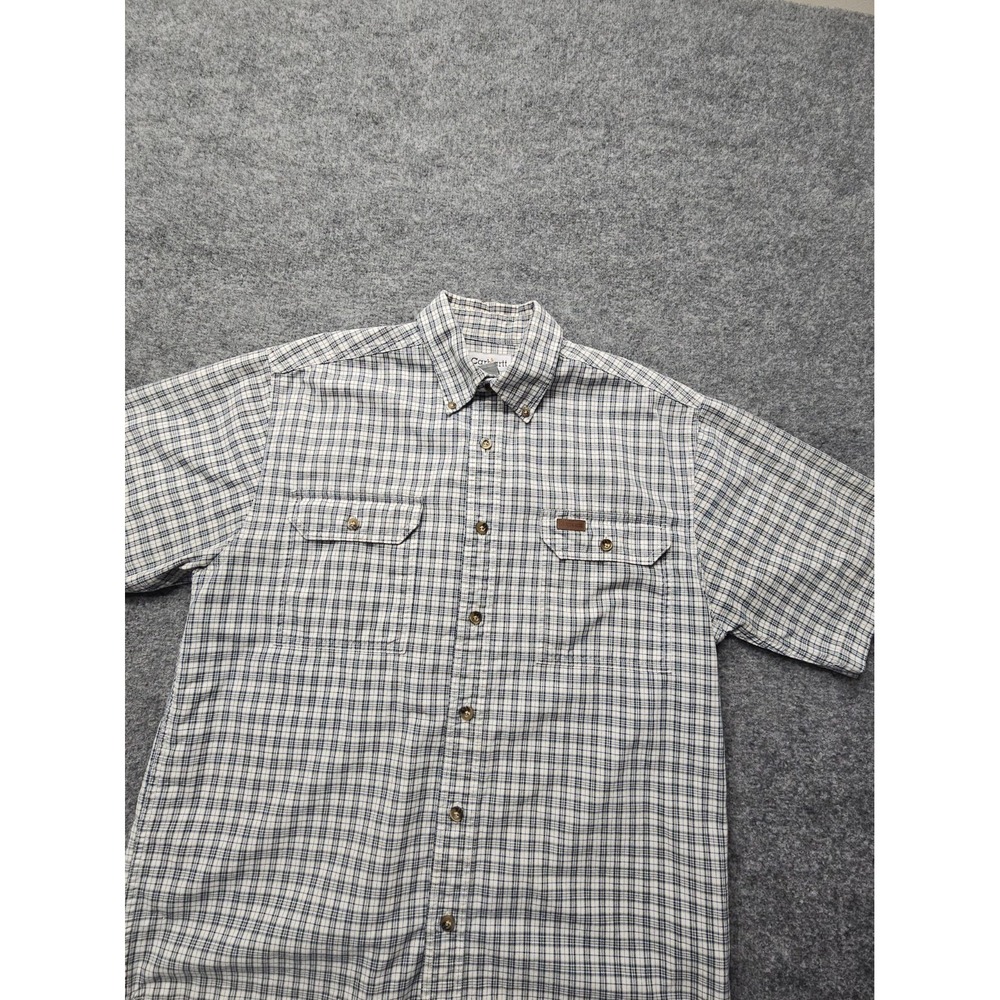 Carhartt Shirt "Mens Medium" Button Down Short Sleeve Pocket